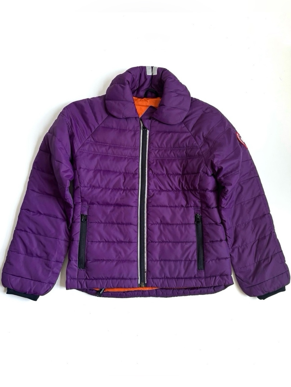Canada Goose Charlotte Puffer Jacket Purple
And Orange Small Kids Size 7-8